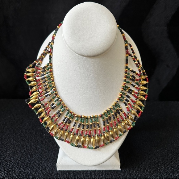 Jewelry - Vintage Egyptian Faience Necklace